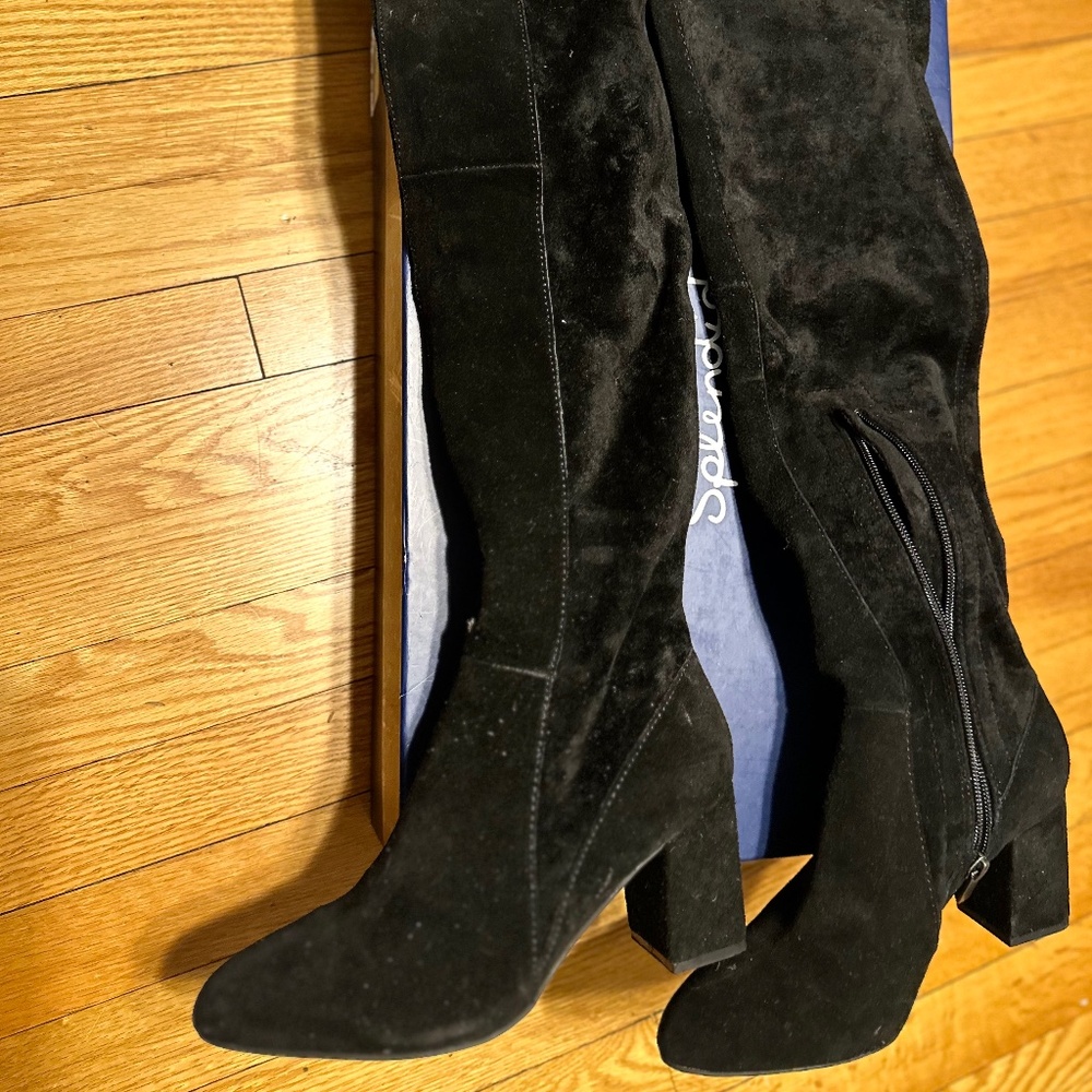Splendid Kensley Black Suede over the knee boot Size 6